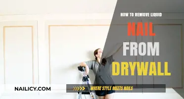 Efficiently Removing Liquid Nail Adhesive from Drywall