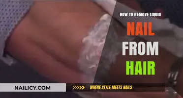 Easy Liquid Nail Removal from Hair