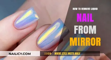 Efficiently Removing Liquid Nail From Mirrors