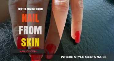 Quickly Remove Liquid Nail from Skin