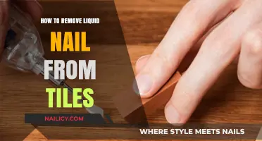 Efficiently Removing Liquid Nail from Tiles