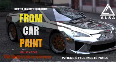 Removing Liquid Nails from Car Paint: A Step-by-Step Guide