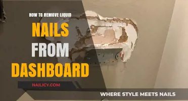 Efficiently Removing Liquid Nails from Your Dashboard