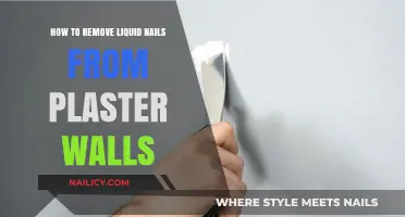 Removing Liquid Nails from Plaster Walls: A Guide