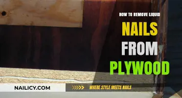 Removing Liquid Nails from Plywood: Effective Techniques
