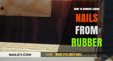 Removing Liquid Nails from Rubber: Effective Techniques