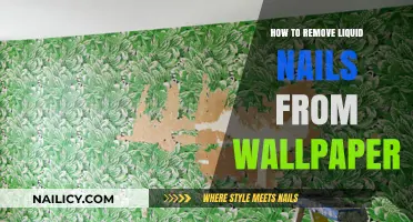 Efficiently Removing Liquid Nails From Wallpaper