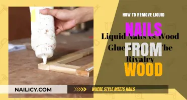 Effective Ways to Remove Liquid Nails from Wood