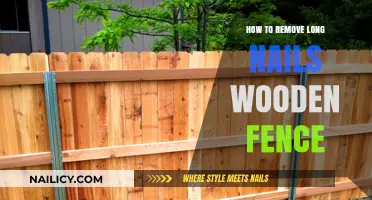 Removing Long Nails from Your Wooden Fence