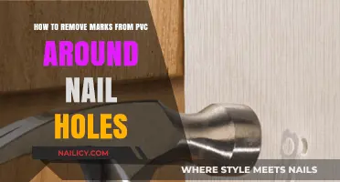 Erasing Marks on PVC: Nail Hole Fixes
