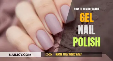 Matte Gel Nails: Removing Polish the Right Way