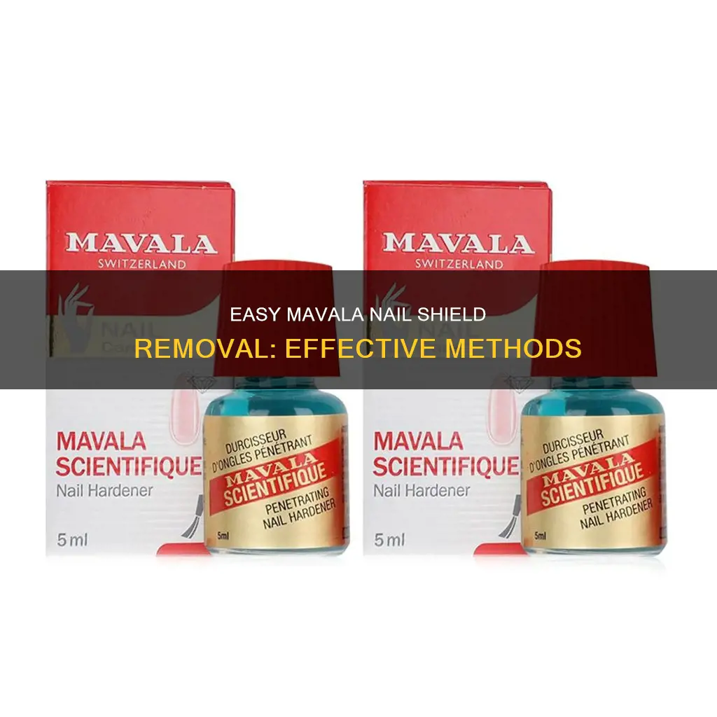 how to remove mavala nail shield