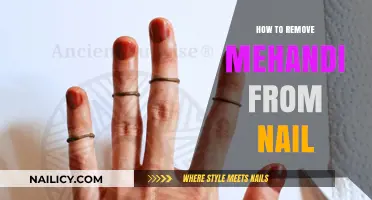 Easy Mehndi Removal from Nails