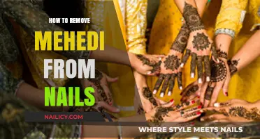 Easy Mehendi Removal from Nails