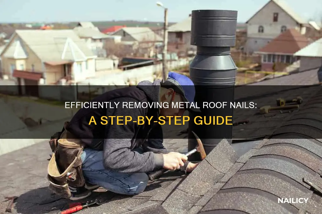 how to remove metal roof nails