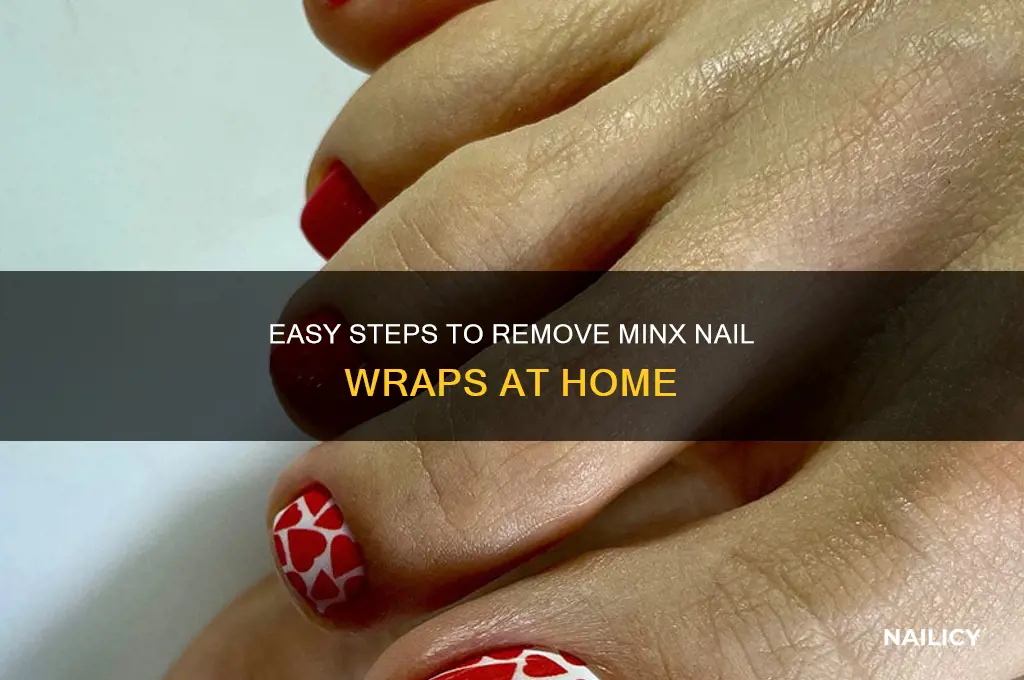 how to remove minx nail wraps
