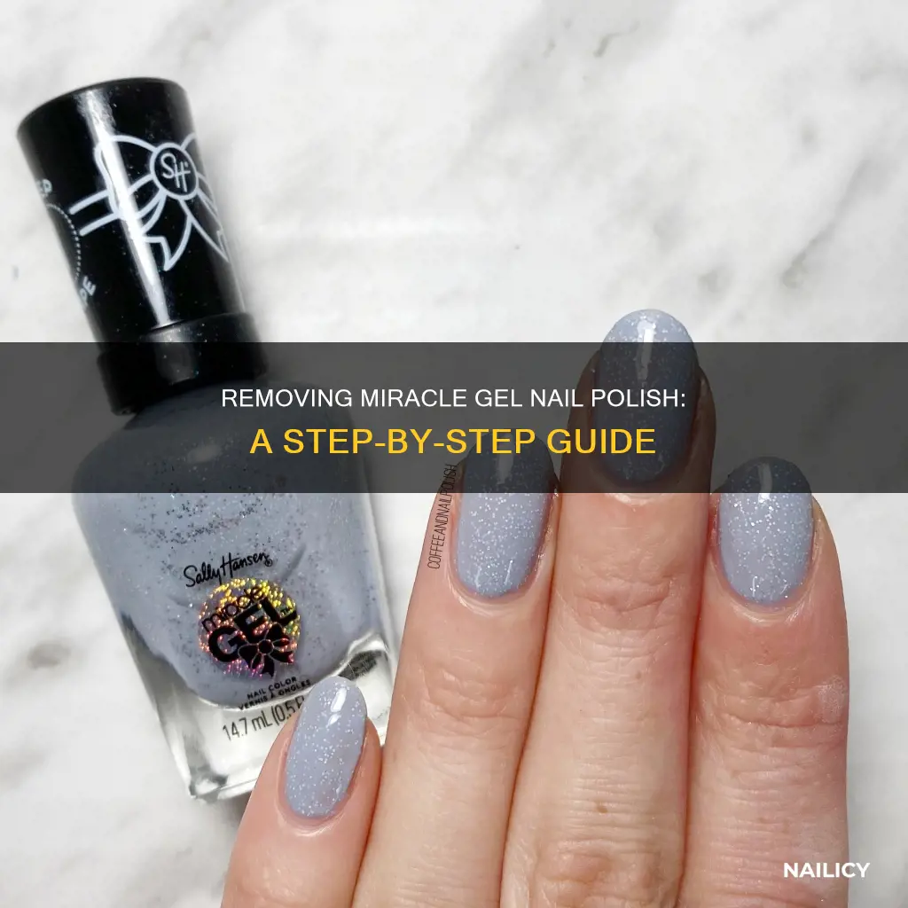 how to remove miracle gel nail polish