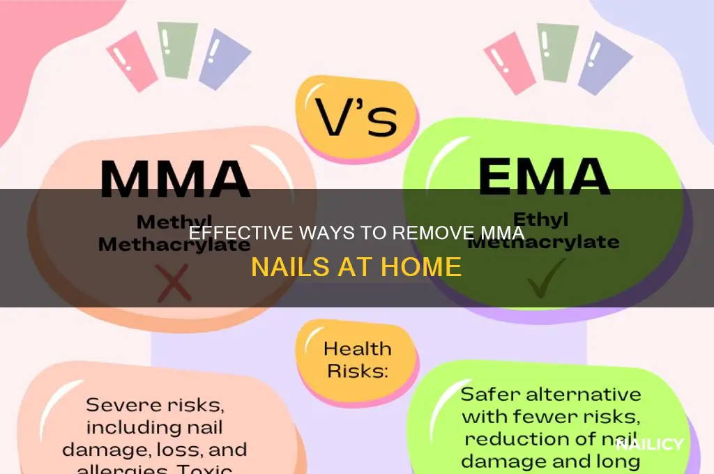 how to remove mma nails
