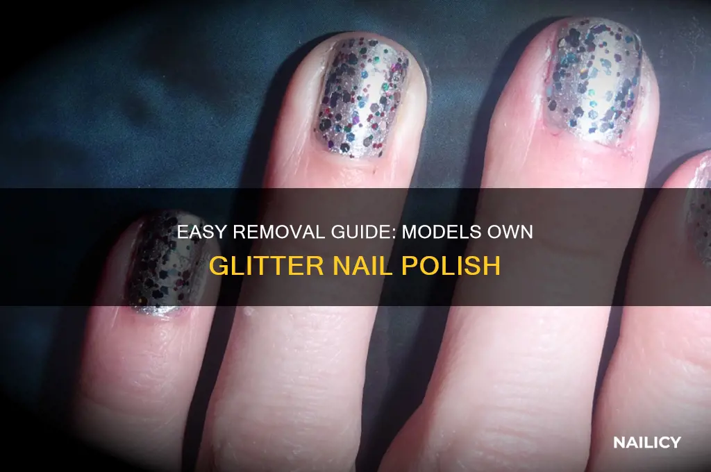 how to remove models own glitter nail polish