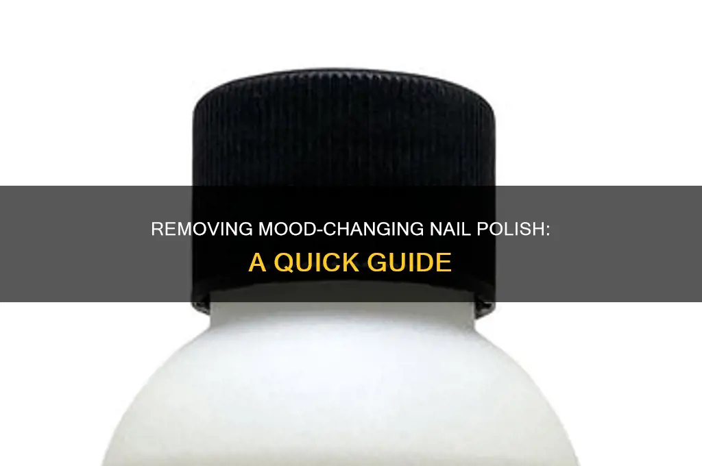 how to remove mood changing nail polish