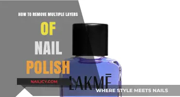 Efficiently Removing Multiple Layers of Nail Polish