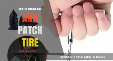 Efficiently Remove Nail and Patch Your Tire