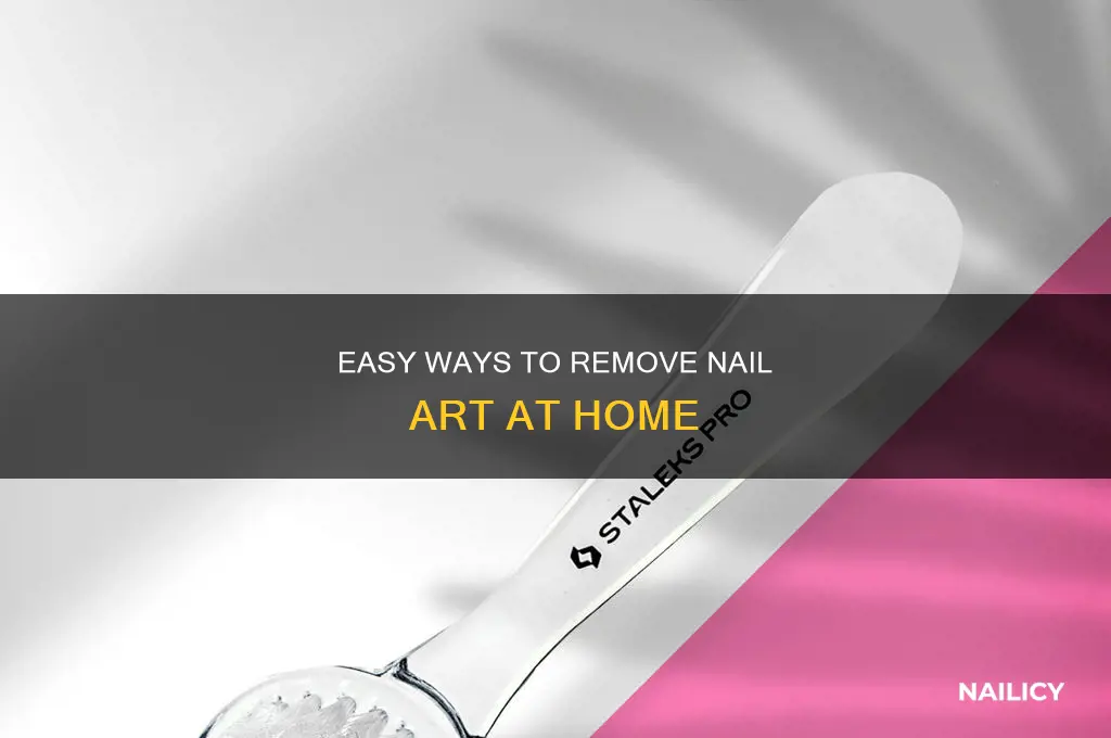 how to remove nail art