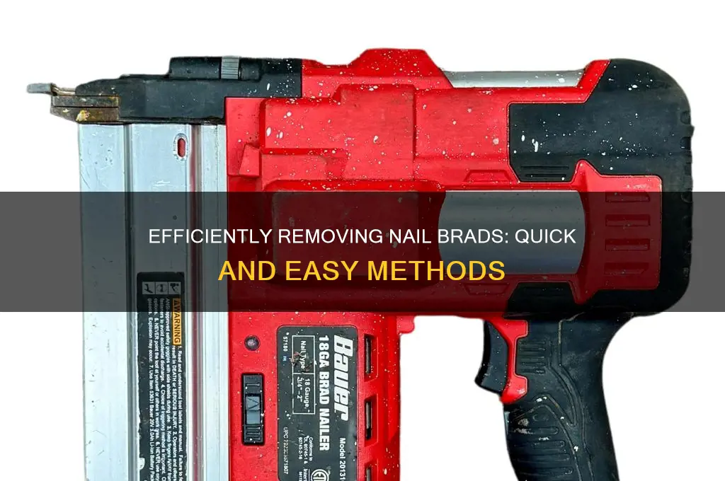 how to remove nail brads