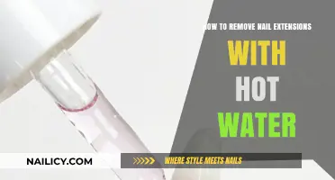Removing Nail Extensions: An Easy Hot Water Method