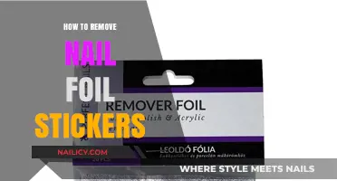 Easy Methods to Remove Nail Foil Stickers