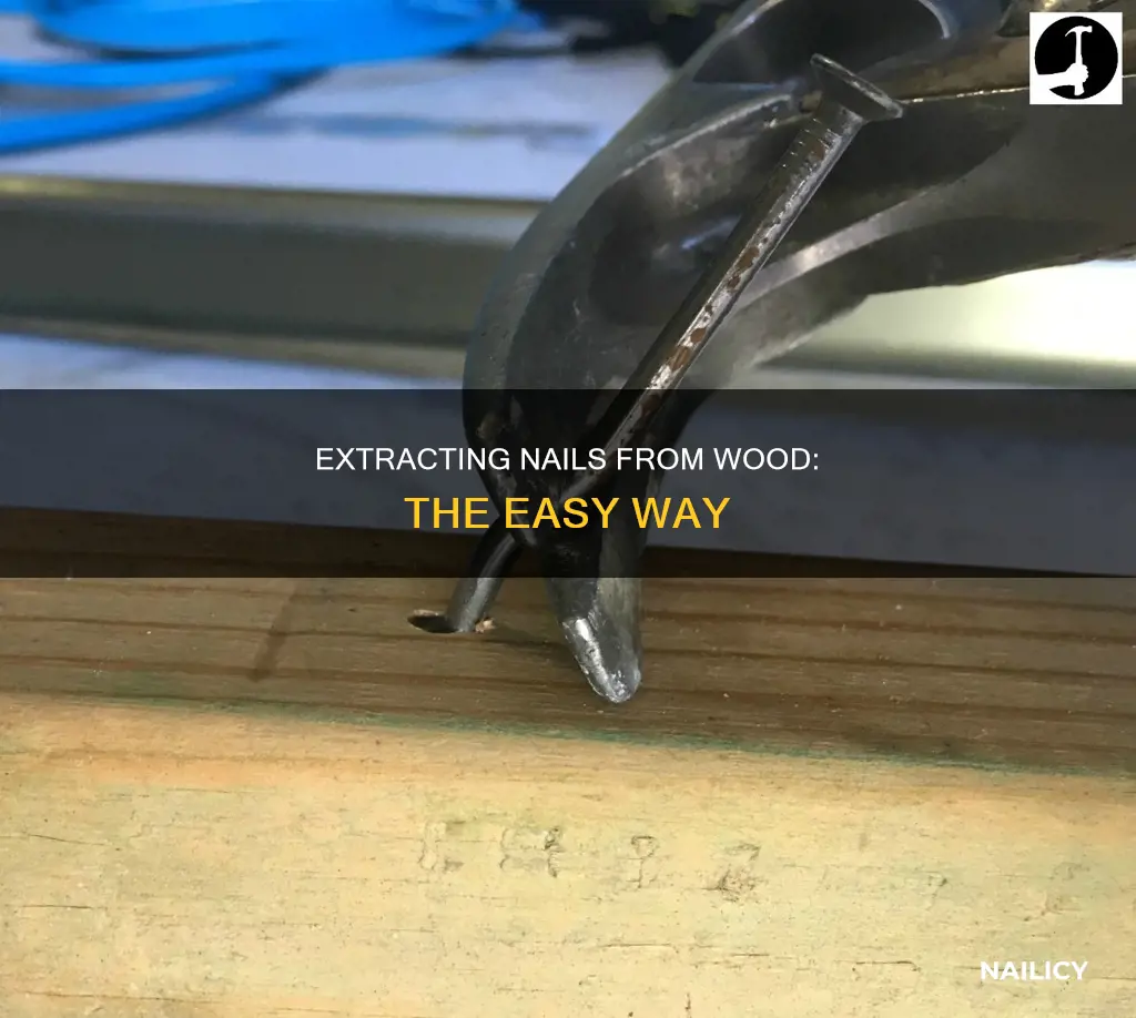 how to remove nail from wood
