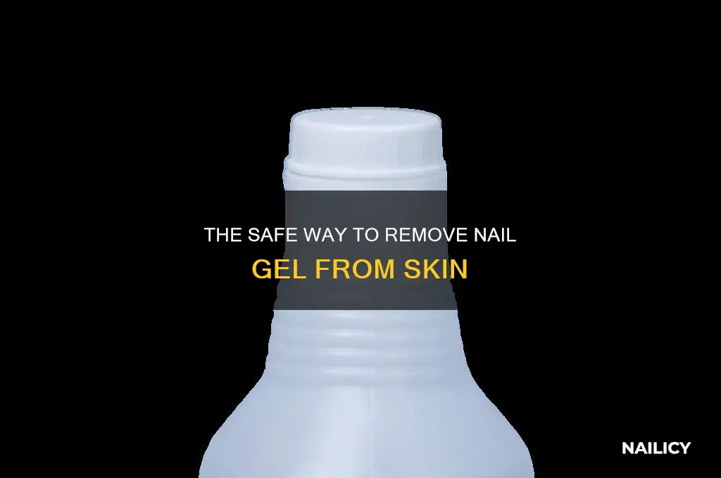 how to remove nail gel from skin