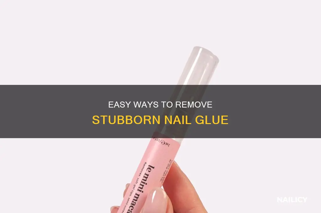 how to remove nail glie