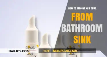 Removing Nail Glue from Your Bathroom Sink: A Quick Guide