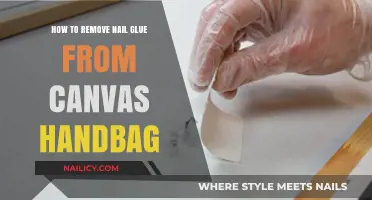 Removing Nail Glue from a Canvas Handbag: Quick and Easy Guide