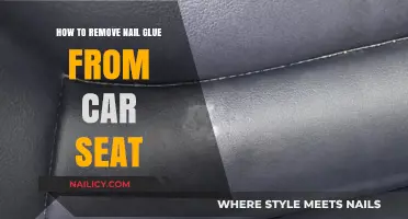 Removing Nail Glue from Car Seats: A Quick Guide