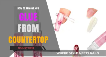 Removing Nail Glue from Countertops: Quick and Easy Guide
