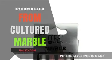 Removing Nail Glue from Cultured Marble: A Simple Guide