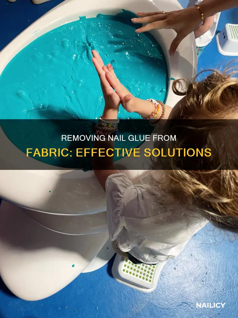 how to remove nail glue from fabric