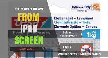 Removing Nail Glue from Your iPad Screen
