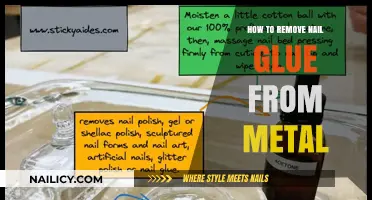 The Best Methods to Remove Nail Glue from Metal