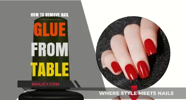 Removing Nail Glue from Table: Quick and Easy Guide