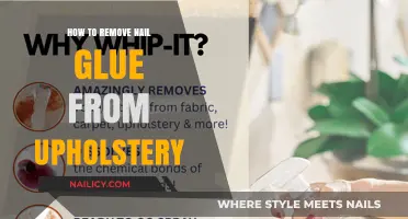 Removing Nail Glue from Upholstery: Quick and Easy Guide