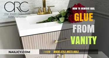 Removing Nail Glue from Your Vanity: Quick and Easy Guide