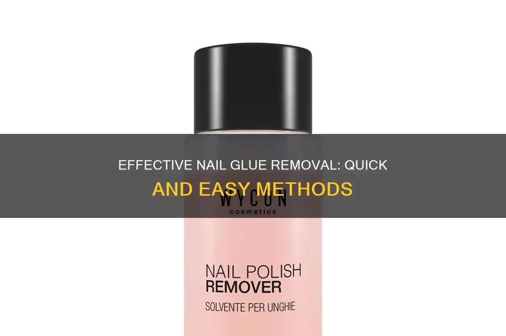 how to remove nail goue