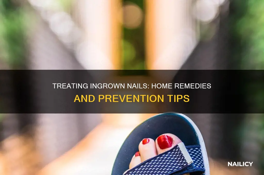 how to remove nail growing into skin