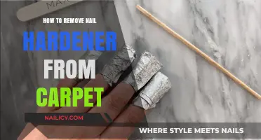 Removing Nail Hardener from Carpets: A Quick Guide