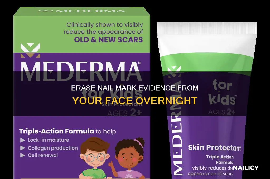 how to remove nail marks from face in one day
