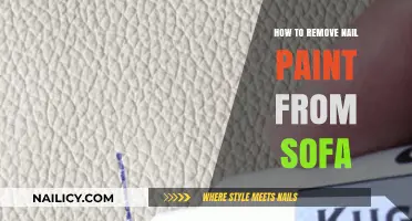 Removing Nail Paint from Sofa Fabric: A Quick Guide
