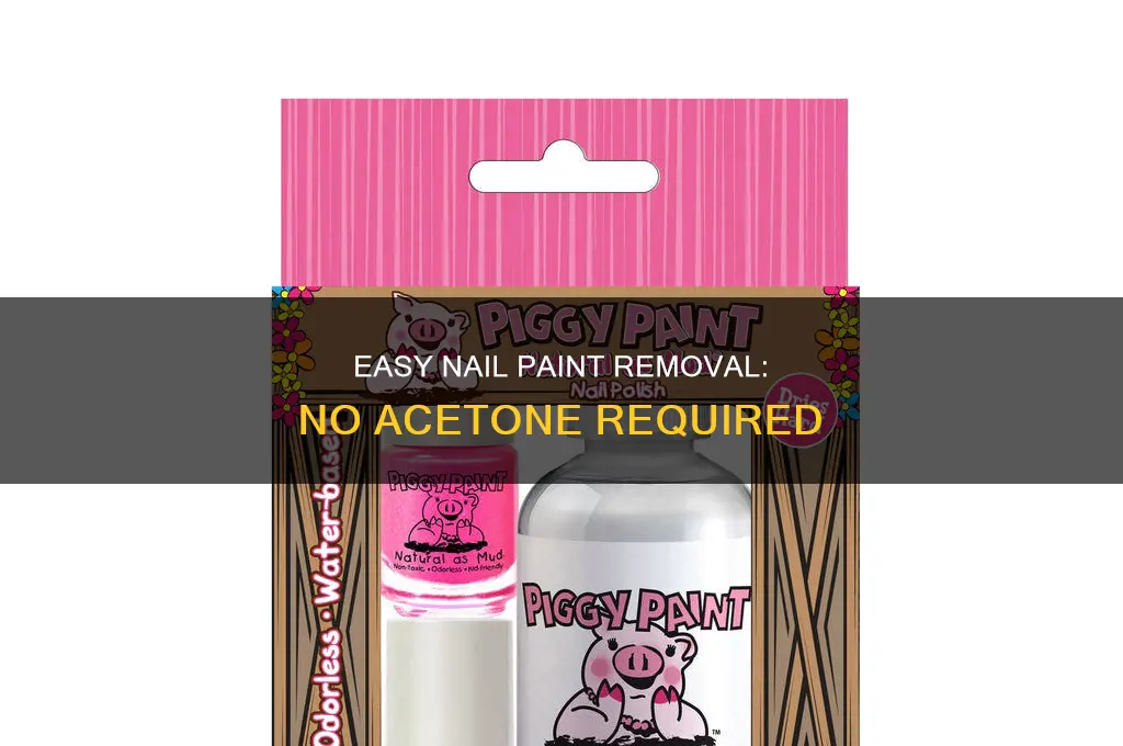 how to remove nail paint without acetone
